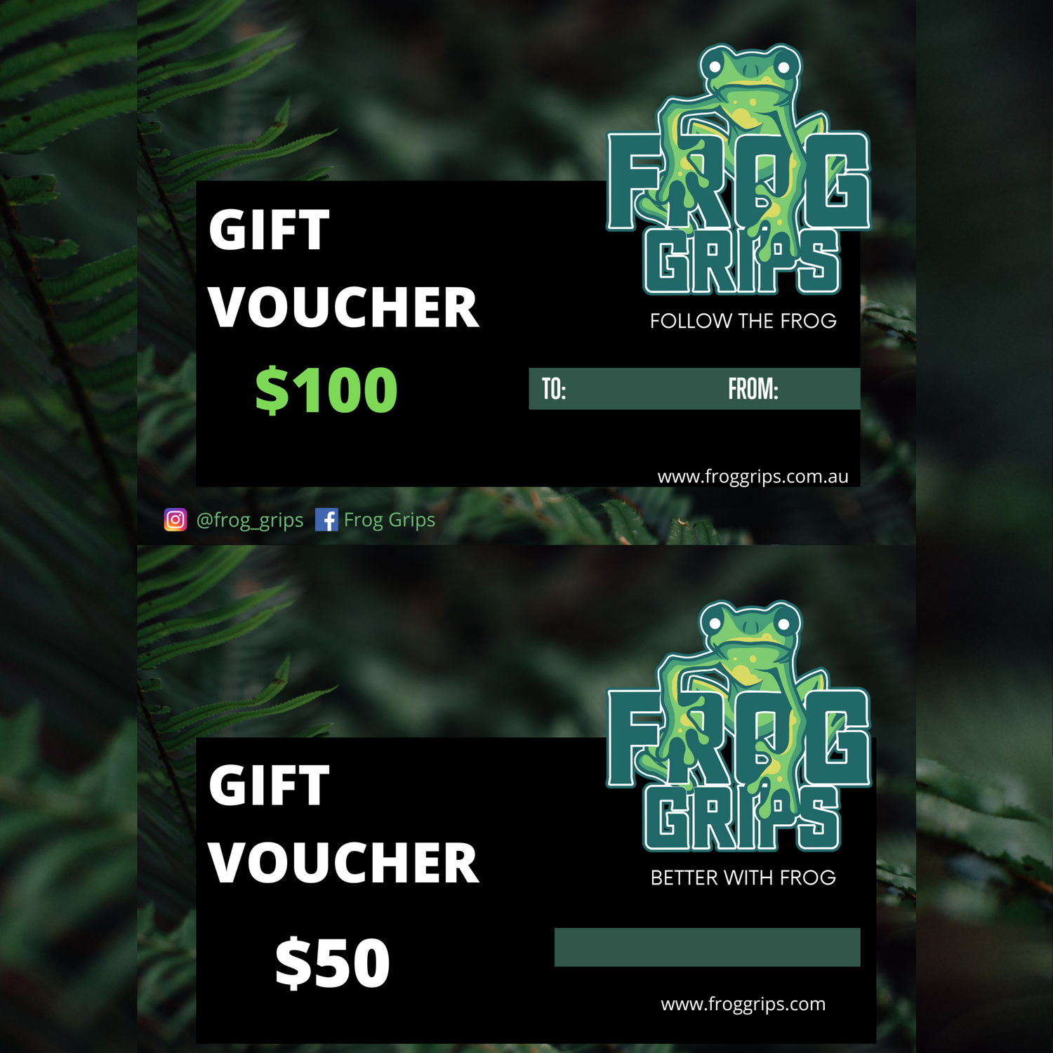 Frog Grips Gift Card