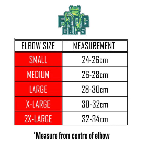 Frog Size Chart