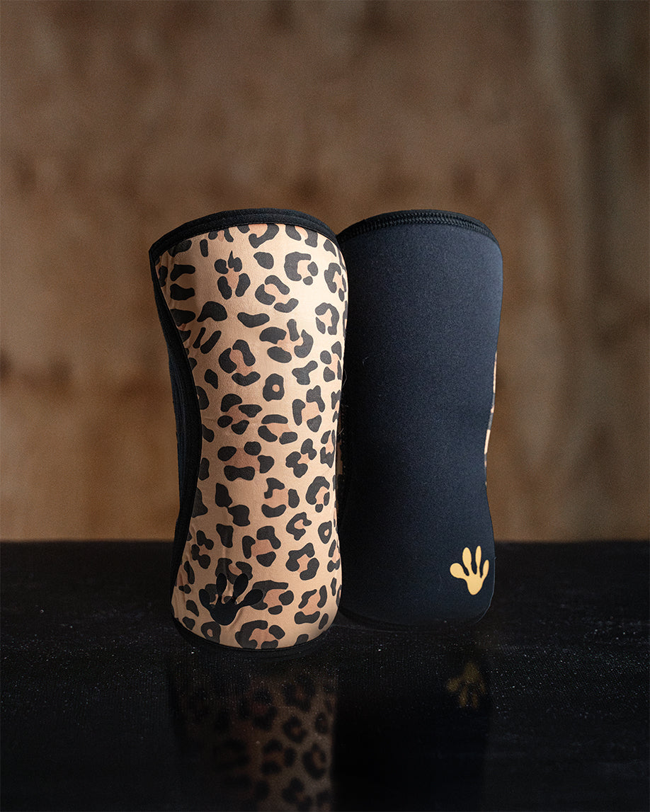 Reversible Knee Sleeves - Leopard